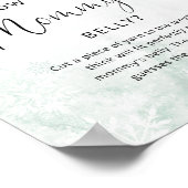 Winterherten hoe groot is mama's buikspel poster (Hoek)