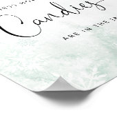 Winterherten roze Raad eens hoeveel snoepjes Poste Poster (Hoek)