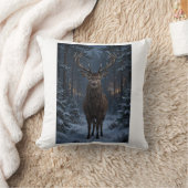 Winterhertenbos Worpkussen Kussen (Deken)