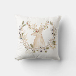 Winterhertenkrans Kussen