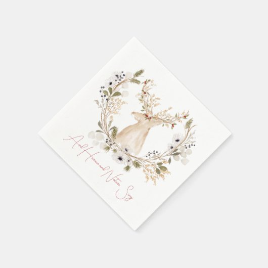 Winterhertenkrans Servet (Hoek)