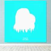 Winterheupdoek Canvas Afdruk (Insitu (Houten vloer))