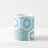 Winterhexagonen en Stripes Koffiemok (Center)