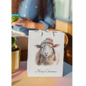 Winterhoed Kerst Schaap Aangepaste Tekst Medium Cadeauzakje