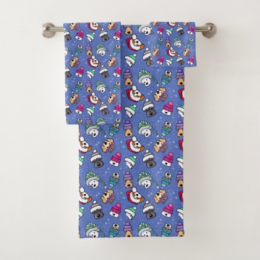 Winterhonden Bad Handdoek (Insitu)