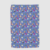 Winterhonden Golfhanddoek (Voorkant)