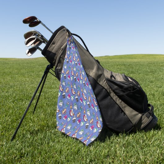 Winterhonden Golfhanddoek (Groen)