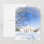Winterhuis 2 briefkaart (Voorkant / Achterkant)