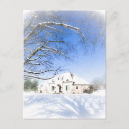 Winterhuis 2 briefkaart