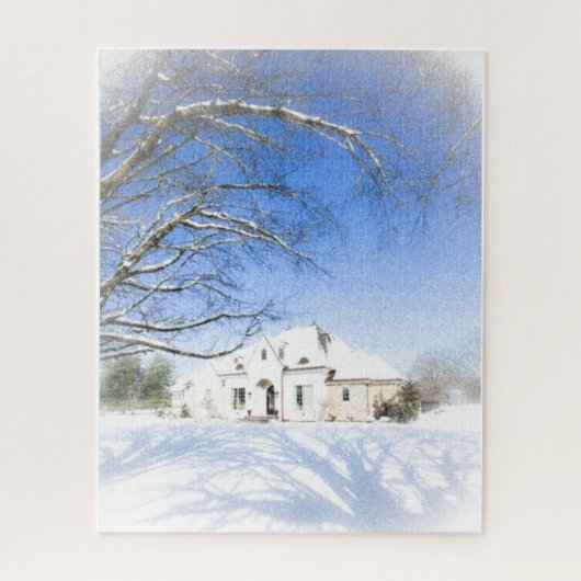 Winterhuis 2 legpuzzel (Verticaal)