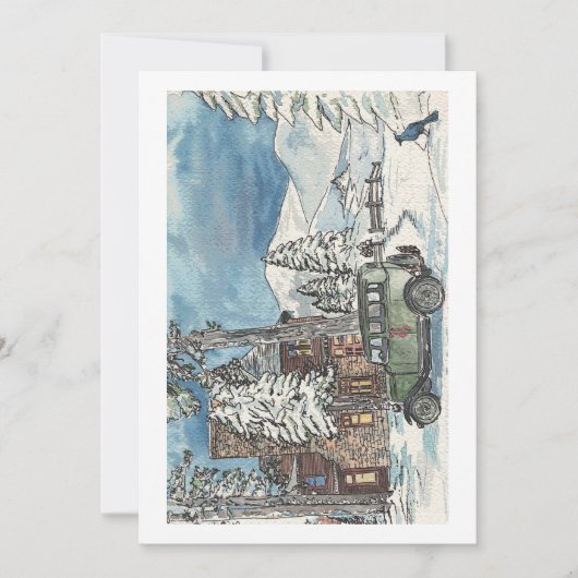 Winterhuis Kaart (Voorkant)