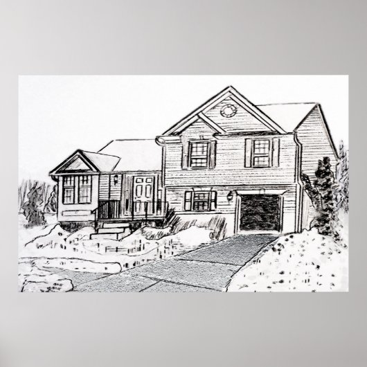 Winterhuis Poster (Voorkant)