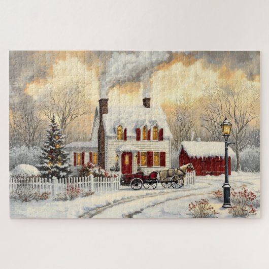 Winterhuis Puzzel (Horizontaal)