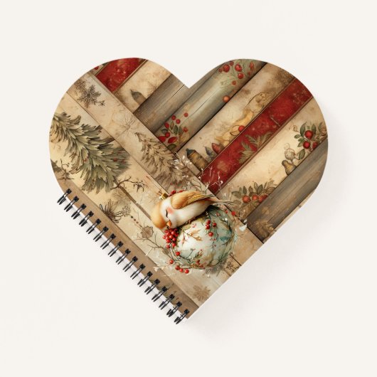 Winterhuisje Bosvogel Notitieboek (Voorkant)