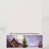 Winterhuisje Kerstmis (Voorkant)