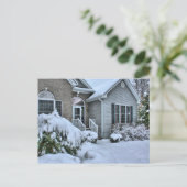 Winterhuizen Briefkaart (Staand voorkant)