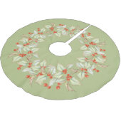 Winterhulst bessen krans sinaasappel Kerst Kerstboom Rok (Gekanteld)