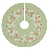 Winterhulst bessen krans sinaasappel Kerst Kerstboom Rok (Voorkant)