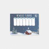 Winterhut Nacht Post-it® Notities Notes (Voorkant)