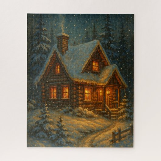 Winterhutpuzzel Legpuzzel (Verticaal)