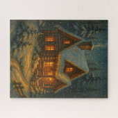 Winterhutpuzzel Legpuzzel (Horizontaal)