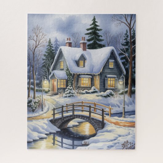 Winterhutpuzzel Legpuzzel (Verticaal)