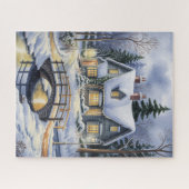 Winterhutpuzzel Legpuzzel (Horizontaal)