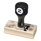 Winterhuwelijk rubberstempel (Stempel)