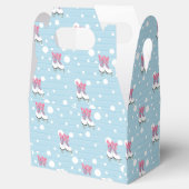 winterijs schaatsen Favor Box Bedankdoosjes (Geopend)