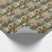  winterijsschaatsen cadeaupapier (Hoek)