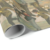  winterijsschaatsen cadeaupapier (Rol Hoek)