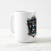 Wintering in Peace (No Visitors) T-Shirt | Frosted Koffiemok (Voorkant links)