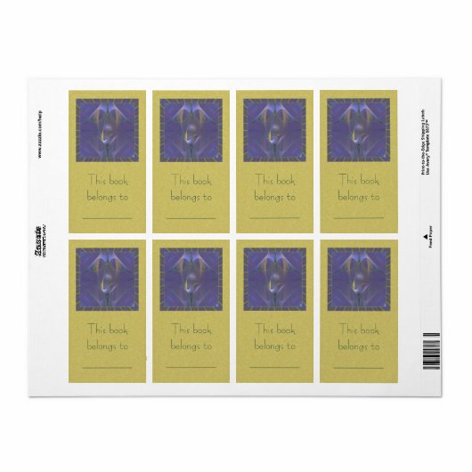 Winterini Faery Martini Kunst Etiket (Full Sheet)