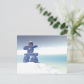 Winterinukshuk Briefkaart (Staand voorkant)