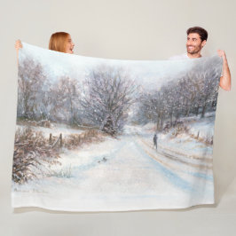 "Winterisolatie" Fleece Deken