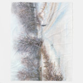 "Winterisolatie" Fleece Deken (Voorkant)