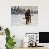 Winterjacht Poster (Thuiskantoor)