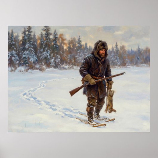 Winterjacht Poster (Voorkant)