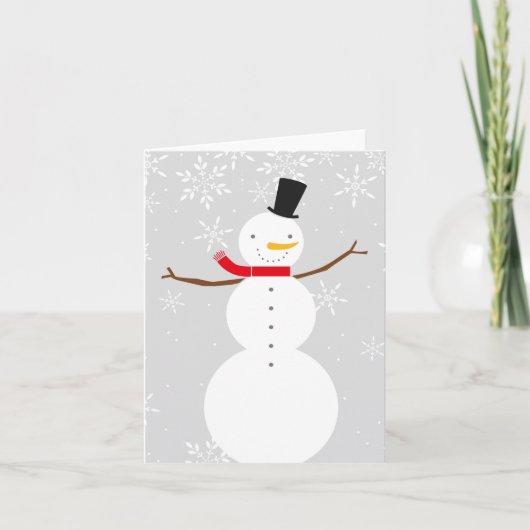 winterkaart feestdagen kaart (Voorkant)