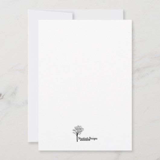  winterkaart feestdagenkaart (Achterkant)