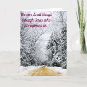 Winterkaart Kaart (Voorkant)