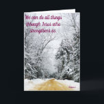 Winterkaart Kaart<br><div class="desc">Winterweg Kerst</div>