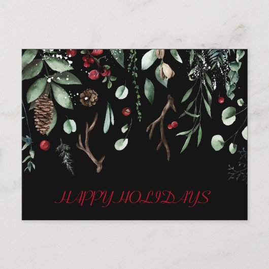 Winterkaart met feestdagen (Voorkant)