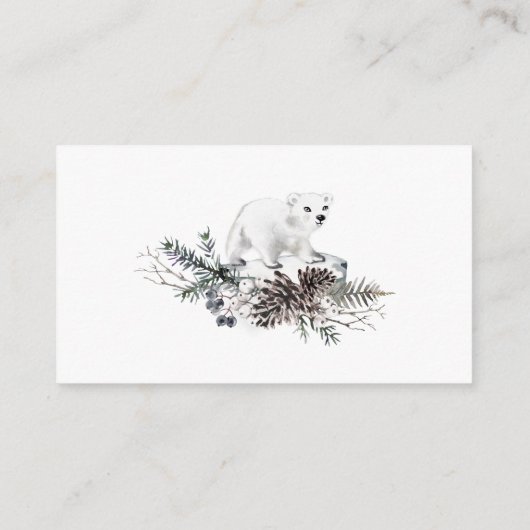 Winterkaart met registergegevens informatiekaartje (Achterkant)