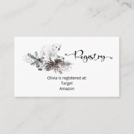 Winterkaart met registergegevens informatiekaartje