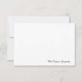 Winterkaarten voor bossen kaart (Achterkant)