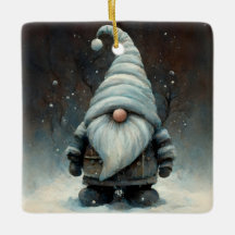 Winterkabouter in een besneeuwd bos