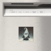 Winterkabouter in een besneeuwd bos magneet (Insitu (Vaatwasser))