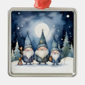 Winterkabouters Kerstornament Metalen Ornament (Voorkant)