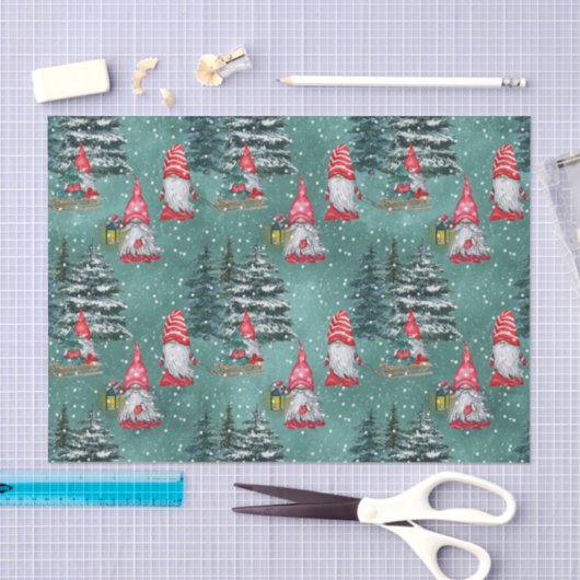 Winterkabouters met Kerstmis Tissuepapier (Craft)